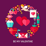 Be My Valentine Flat Concept