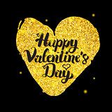 Black Gold Valentine Day