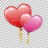 Valentines Day with Hearts Balloons
