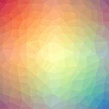 Light rainbow triangle gradient background