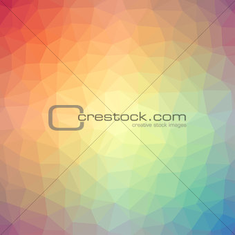 Light rainbow triangle gradient background