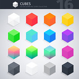 Isometric Cubes Collection