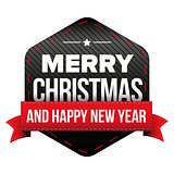 Merry Christmas and Happy New Year patch