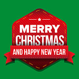 Merry Christmas and Happy New Year greeting
