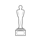 Movie award line icon