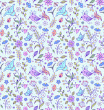 pattern with abstract flowers