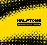 Halftone vector background