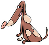 dog cartoon animal character