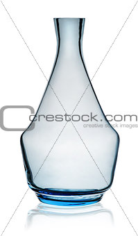 Blue carafe without stopper