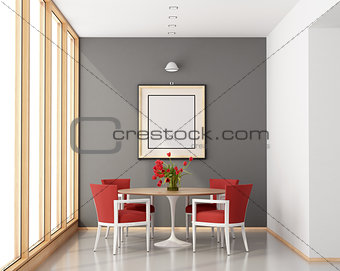 Minimalist dining room