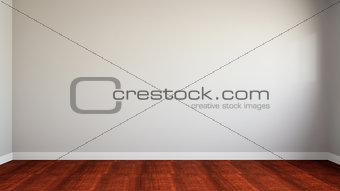 empty wall of the lost home equipment 3d illustration