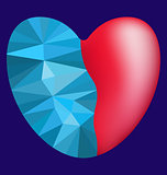 Polygon frozen heart