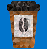 Polygon of disposable coffee cup