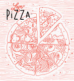 Poster love pizza