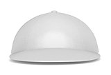 Front View of White Hat. Isolated
