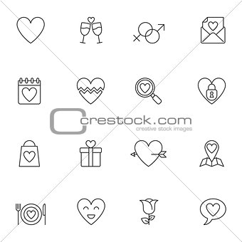 Wedding and Love Icons
