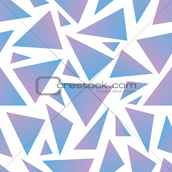 Vector Seamless Pattern with triangle shapes