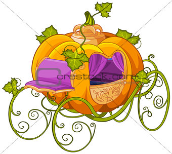 Pumpkin Turn into a Carriage for Cinderella