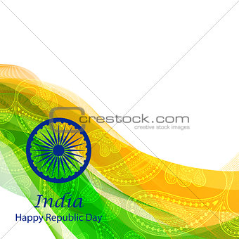 Happy Republic Day of India background