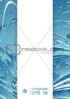Vector watercolor background for textures . Composition scrapbooking.drawn backgrounds.