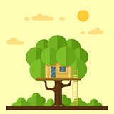 house on tree