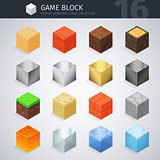 Isometric Material Cubes