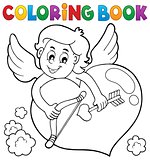 Coloring book Cupid topic 2