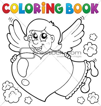 Coloring book Cupid topic 3