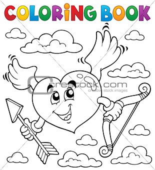 Coloring book Valentine theme 6
