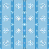 Christmas snowflakes seamless background.