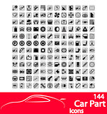 Car part icons