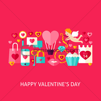 Happy Valentine Day Greeting Card