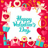 Happy Valentine Day Paper Template