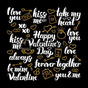 Valentines Day Calligraphy Design