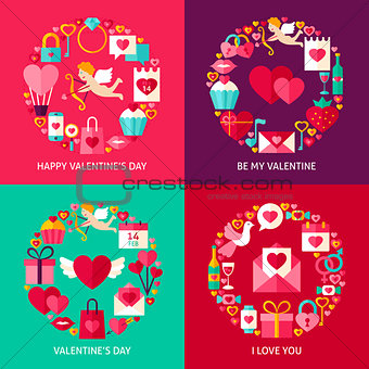 Valentines Day Concepts Set