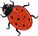 Cute ladybug cartoon