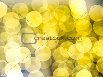gold abstract background with bokeh defocused lights