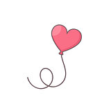 Heart shaped air balloon.