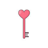 Heart shaped key.