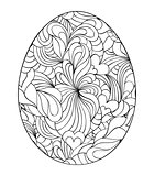 easter egg on white background