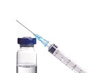 Medicine in vials and syringe