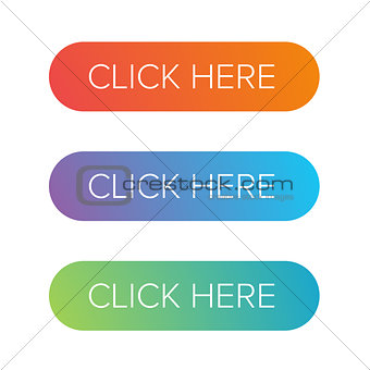Click Here flat button set