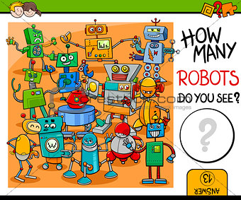 how many robots activity