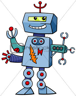 cartoon robot fantasy character