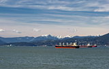 Ocean Tankers in Vancouver Harbor