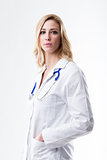 head physician is a blond woman