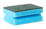 Sponge for washing dishes with felt horizontally flipped