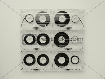 Audio cassettes for recorder