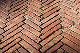 Flooring with old Bricks - Siena Italy