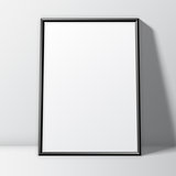 Blank White Poster Template